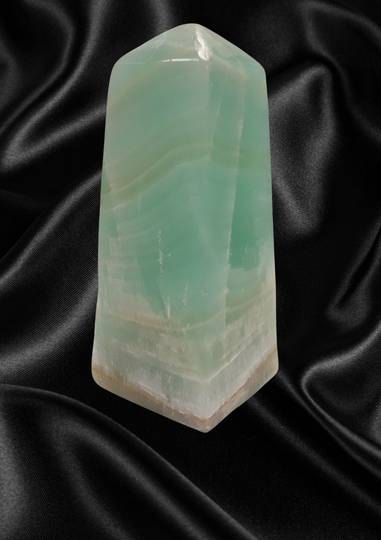 Green Calcite Crystal Point GC6